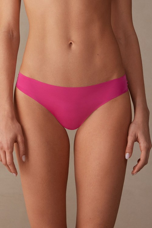 Intimissimi Brazilian Panties in Seamless Ultra Light Microfiber Roze Roze | 28940NXUI