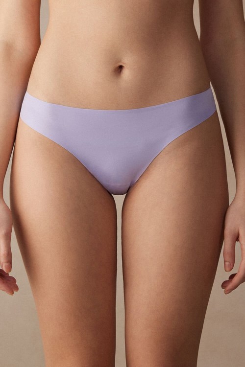 Intimissimi Brazilian Panties in Seamless Ultra Light Microfiber Lavendel | 57634VAZO