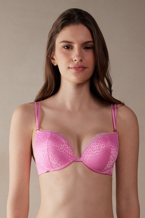 Intimissimi Cool Minimal Simona Super Push-up Bra Roze Roze | 73804ZSVR