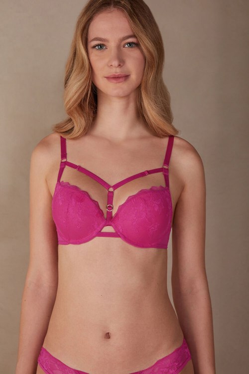 Intimissimi Fearless Femininity Elettra Super Push-up Bra Roze Roze | 48069CASU