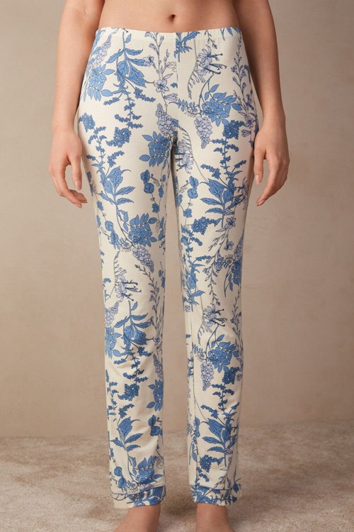 Intimissimi Feeling Beautiful Full Length Modal Pants Print - 222j - Feeling Beautiful Print | 37958GQIT