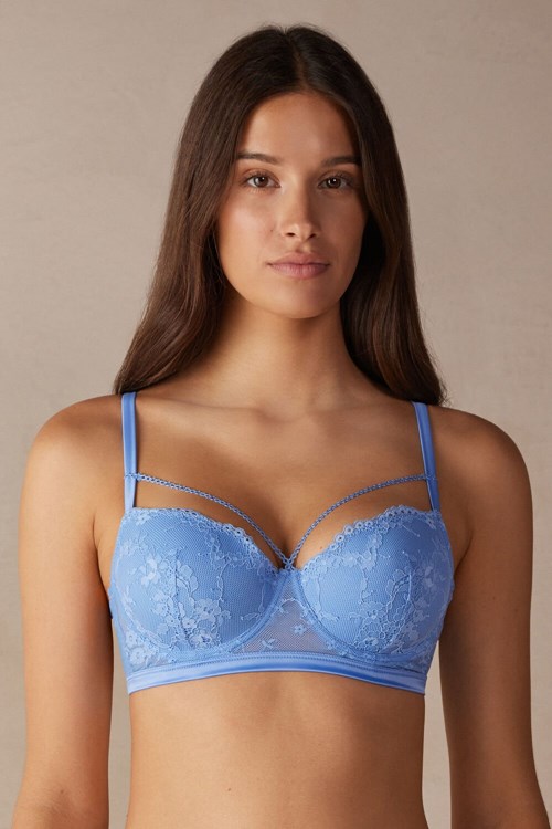 Intimissimi Feeling Beautiful Sofia Balconette Bra Lichtblauw Lichtblauw | 90842KJMG