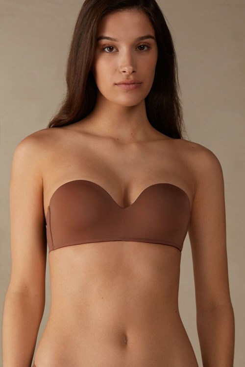 Intimissimi Gioia Bandeau Bra Donkerbeige | 59803ZDNK