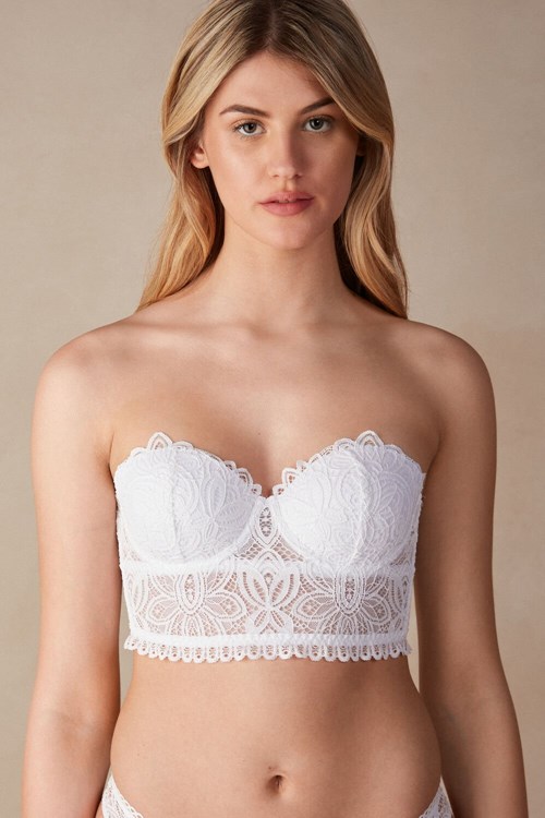 Intimissimi Hot Summer Days Giada Balconette Bustier Wit Wit | 01589UAEC