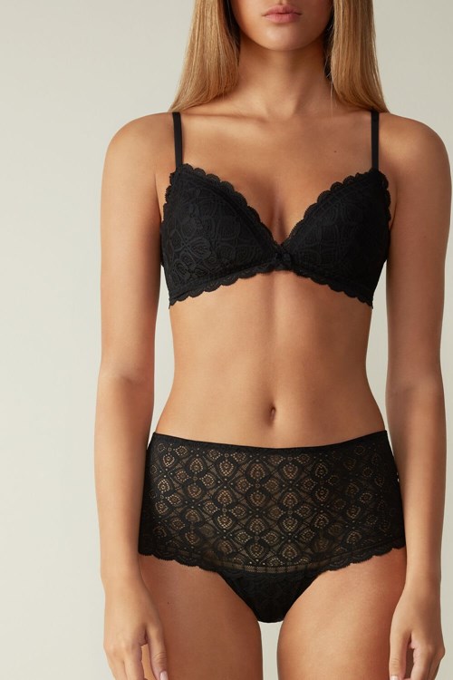 Intimissimi Kanten Hipster Zwart Zwart | 76913ONLE