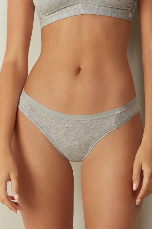 Intimissimi Katoenen Brazilian Grijs Lichtgrijs | 45236JZFB