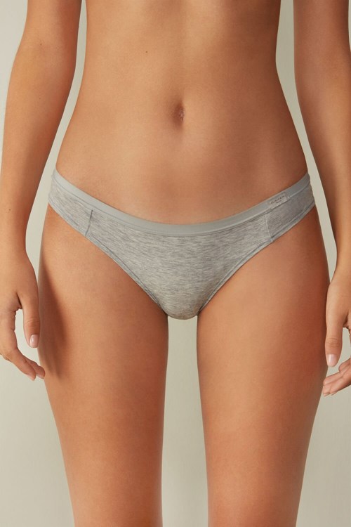 Intimissimi Katoenen Panties Grijs Lichtgrijs | 87590WEGN