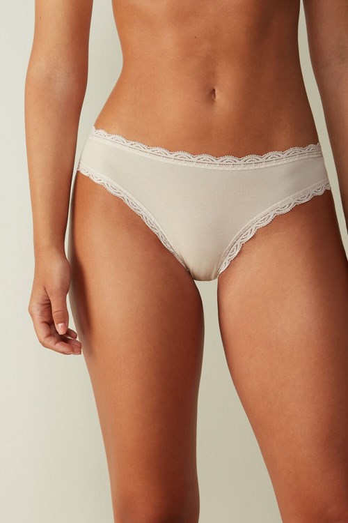 Intimissimi Katoenen and Kanten Panties Roze | 17260LCHO