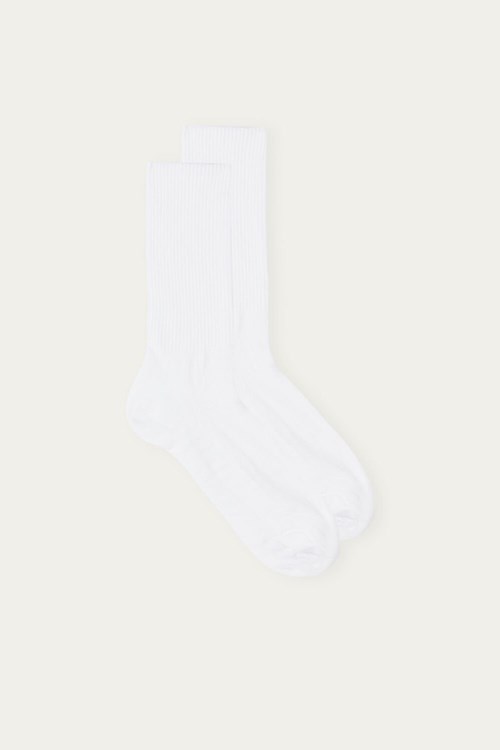 Intimissimi Kort Terrycloth Socks Wit Wit | 84092WIFP