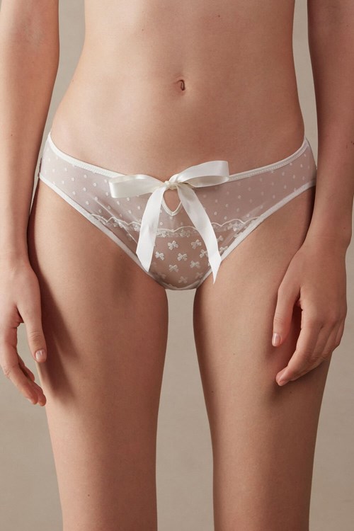 Intimissimi Love Cadeau Panties Wit | 59314OFKT