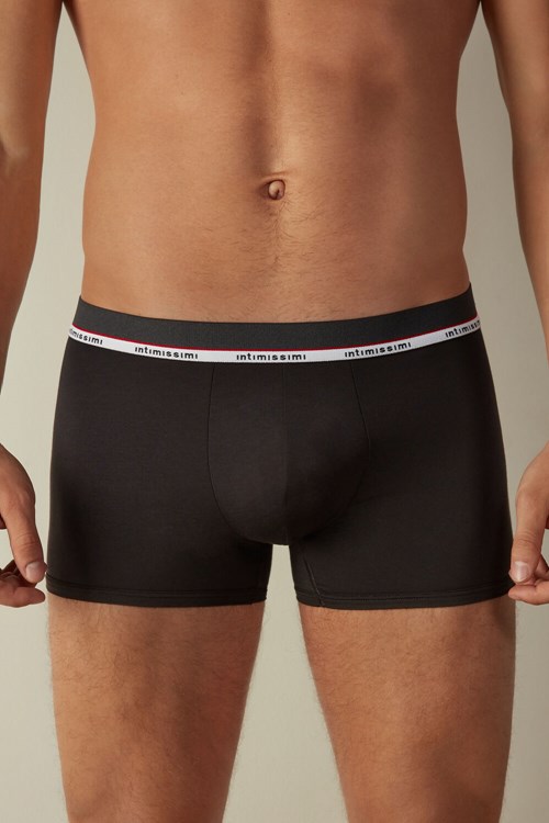 Intimissimi Micromodal Boxers Zwart Zwart | 67408ZGKJ