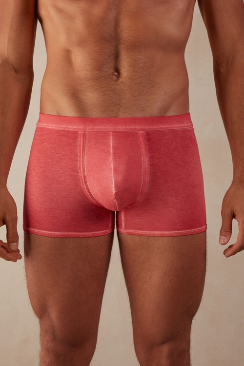 Intimissimi Natural Fresh Supima® Katoenen Boxers Rood Rood | 82093REBK