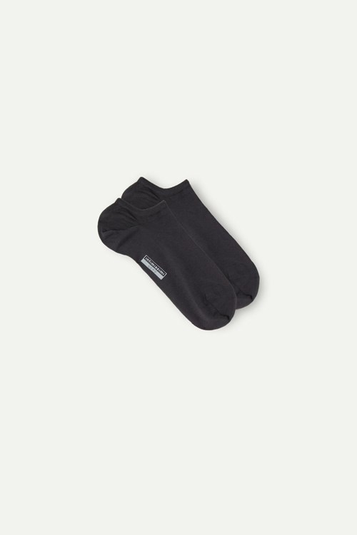 Intimissimi No-show Socks in Supima® Katoenen Grijs | 26540MFVZ