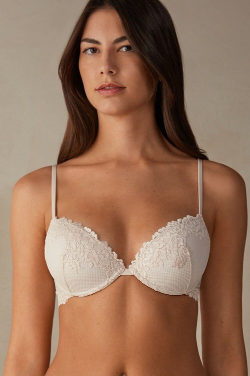 Intimissimi Pretty Flowers Bellissima Push-up Bra Roze | 90874YNBP