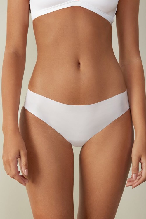 Intimissimi Seamless Microfiber Panties Wit Wit | 60475RTDN