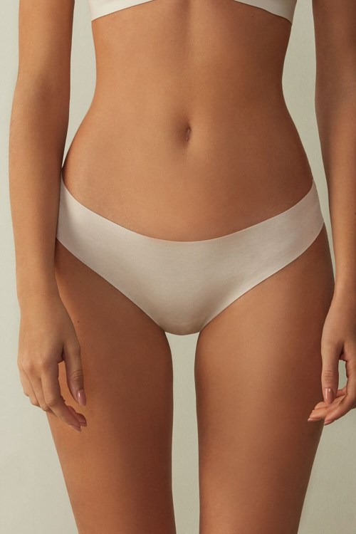 Intimissimi Seamless Supima® Katoenen Brazilian Panties Roze | 78230TYHO