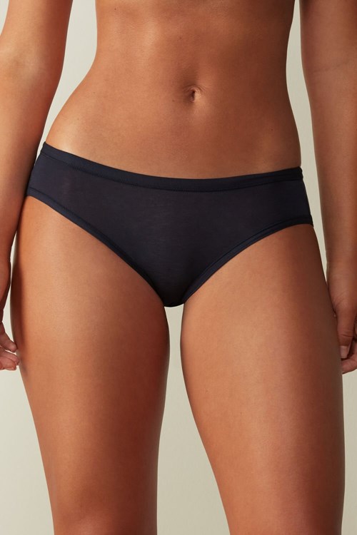 Intimissimi Ultralight Supima® Katoenen Briefs Blauw Blauw | 90364HIWK