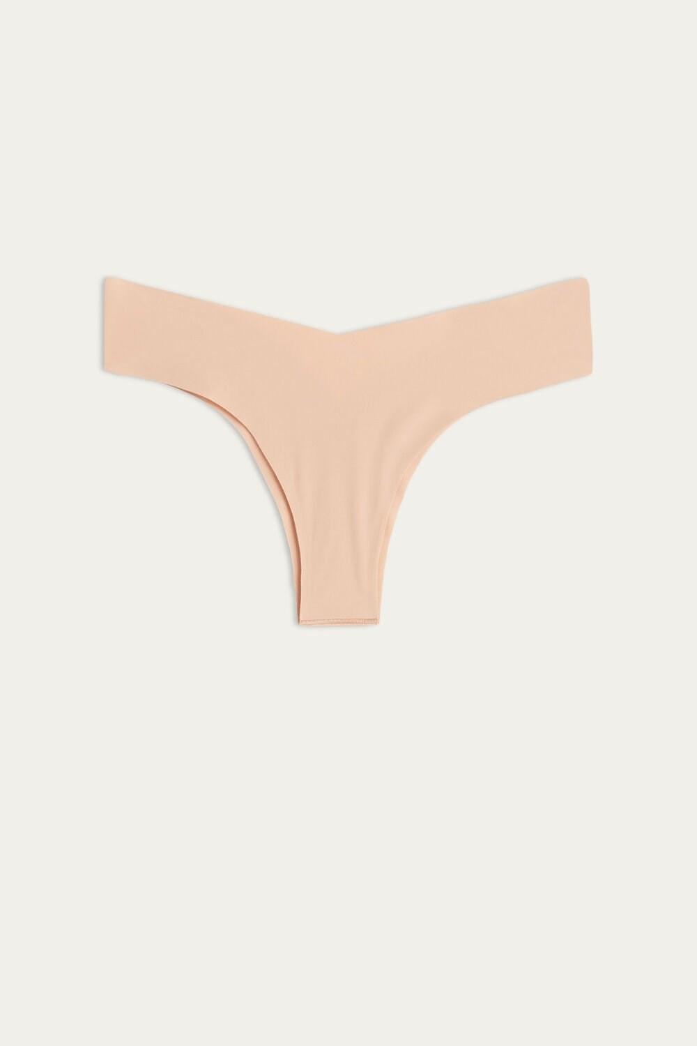 Intimissimi 80s-style Brazilian Panties in Ultralight Microfiber Beige | 40923HJQP