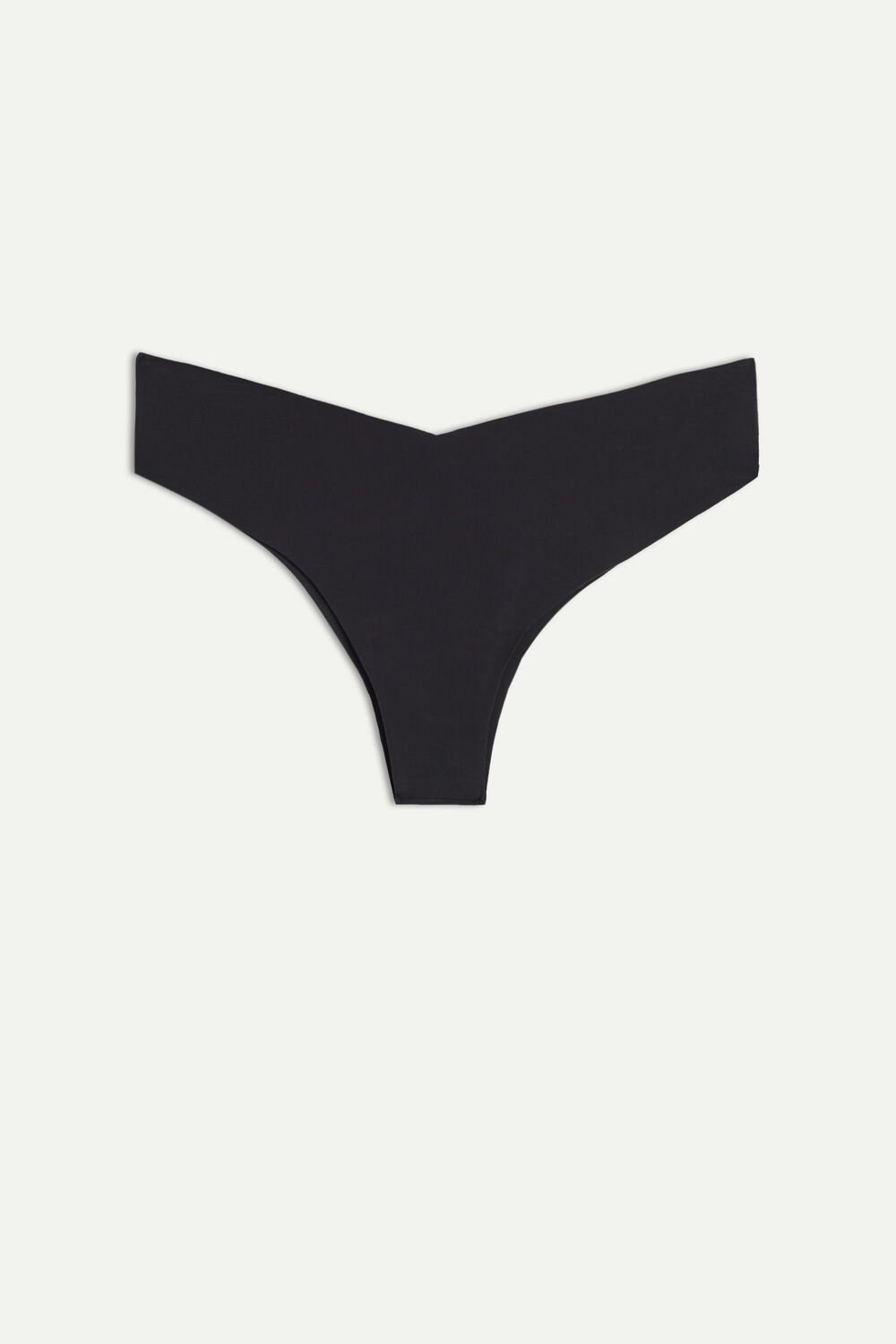 Intimissimi 80s-style Brazilian Panties in Ultralight Microfiber Zwart Zwart | 96358QGCN