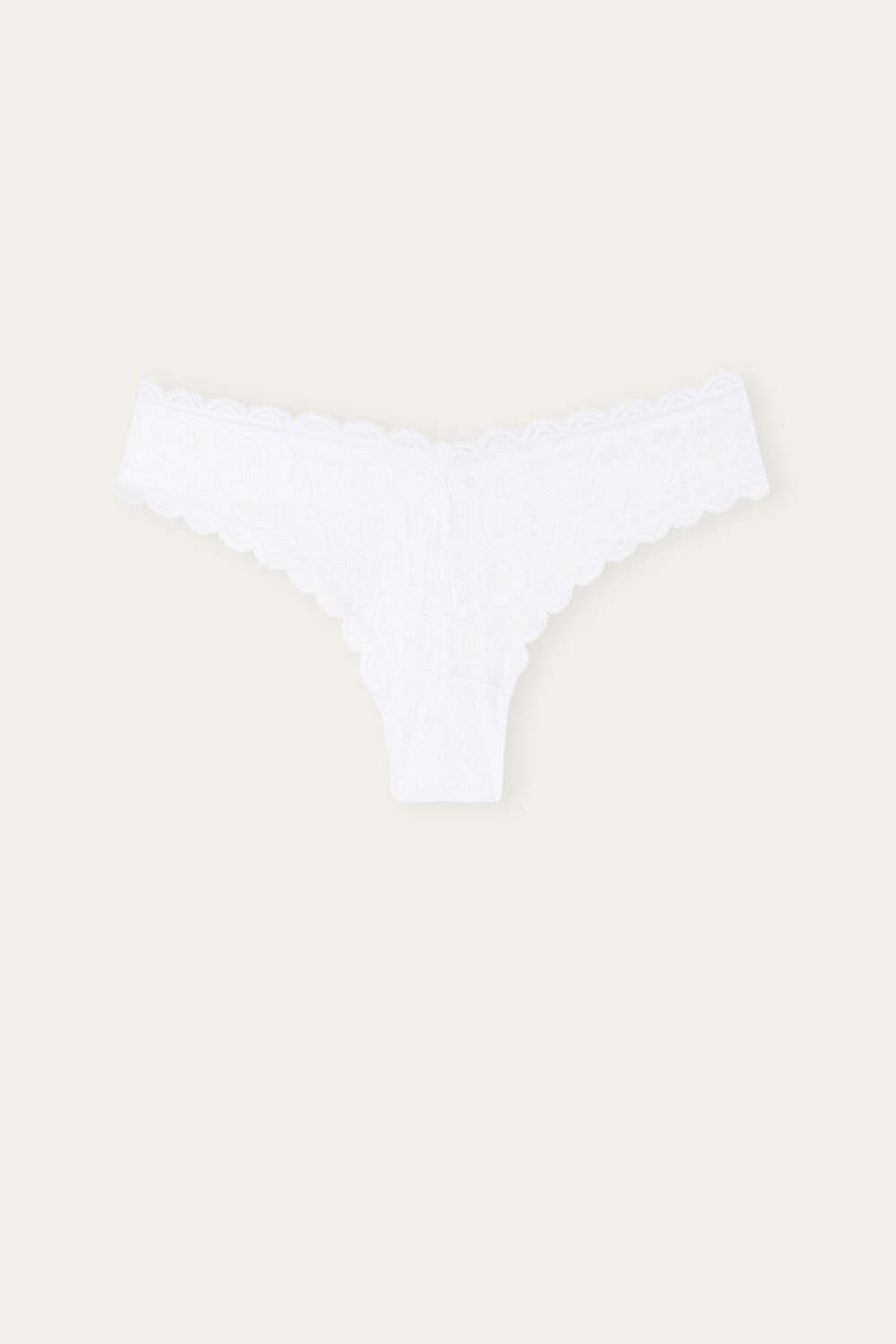 Intimissimi 80s-style Kanten Brazilian Wit Wit | 90438MYLZ