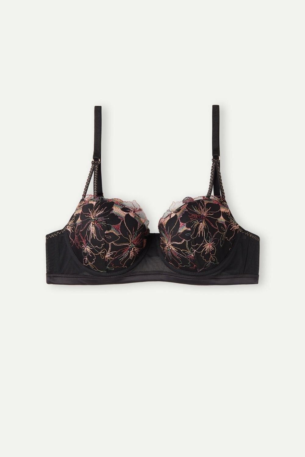 Intimissimi A Touch of Light Sofia Triangle Bra Zwart Zwart | 56037NLFP