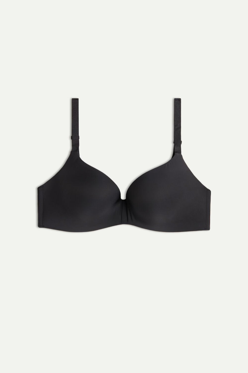 Intimissimi Adele Triangle Bra in Ultralight Microfiber Zwart Zwart | 34627QNMJ