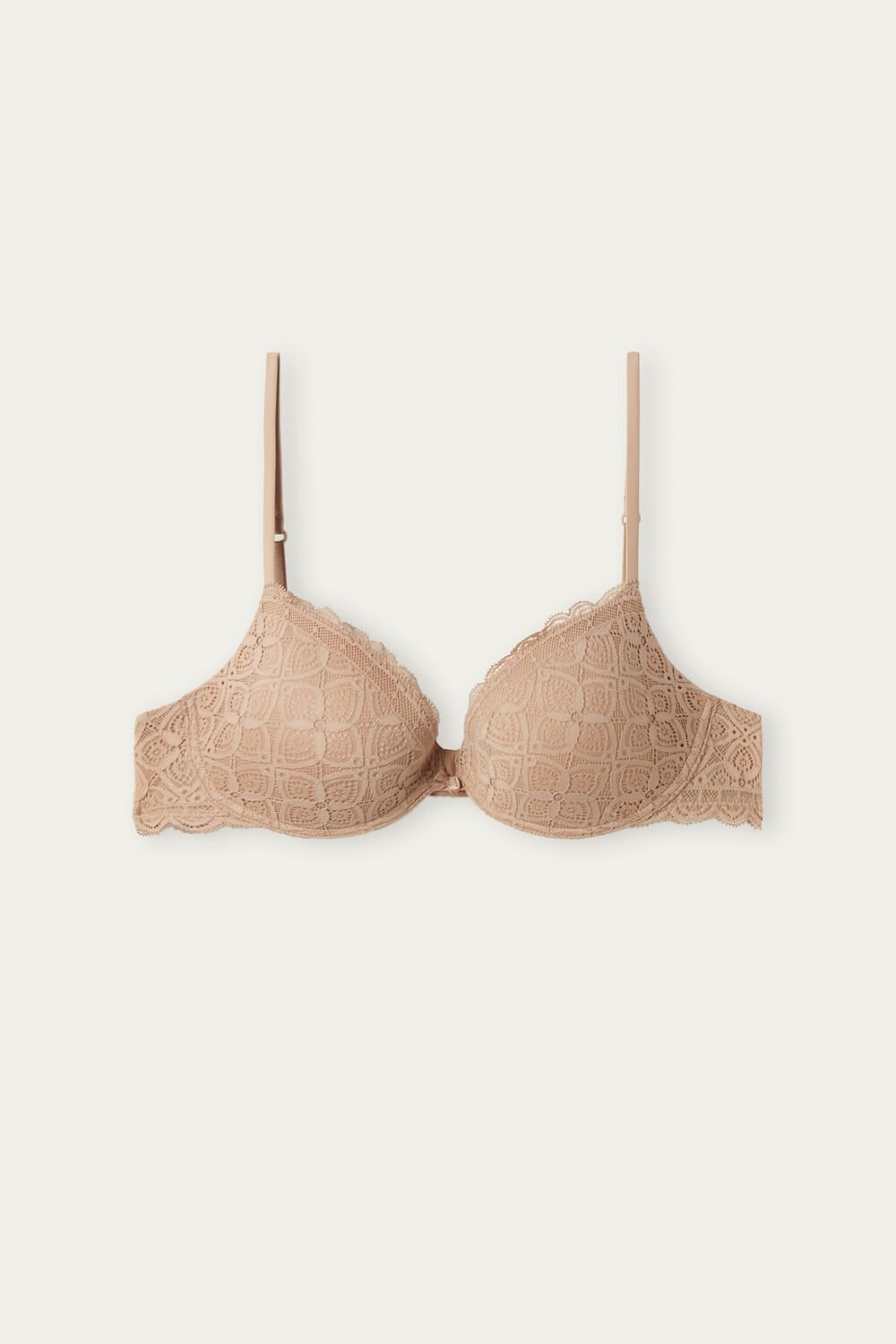 Intimissimi Bellissima Push-up Bra in Kanten Beige | 94136ZXAH