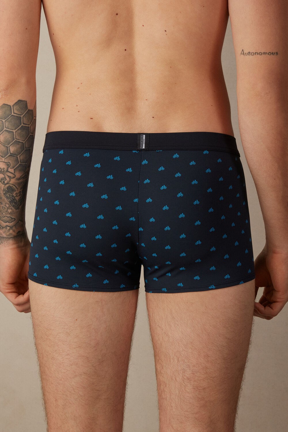 Intimissimi Bicycle Boxers in Microfiber Blauw Blauw | 81359QCKM