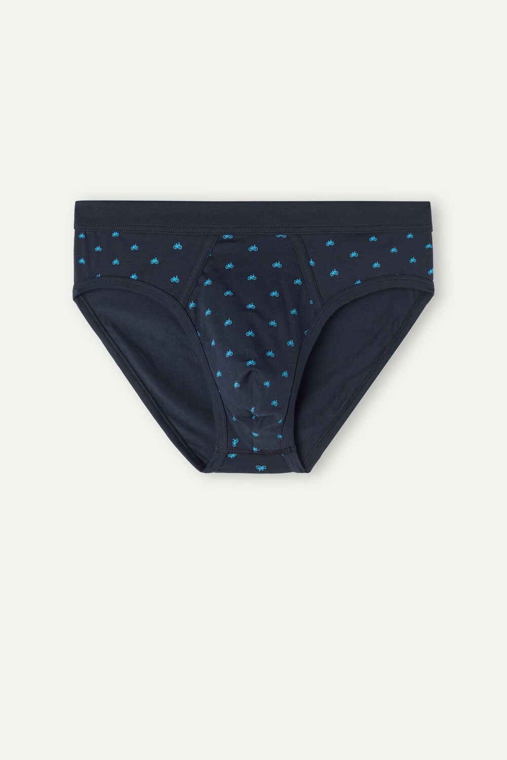 Intimissimi Bicycle Briefs in Stretch Supima® Katoenen Blauw Blauw | 42083CLFB