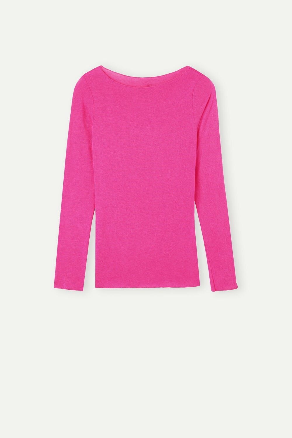 Intimissimi Boot Neck Modal Cashmere Ultralight Top Roze Roze | 27896FQEY