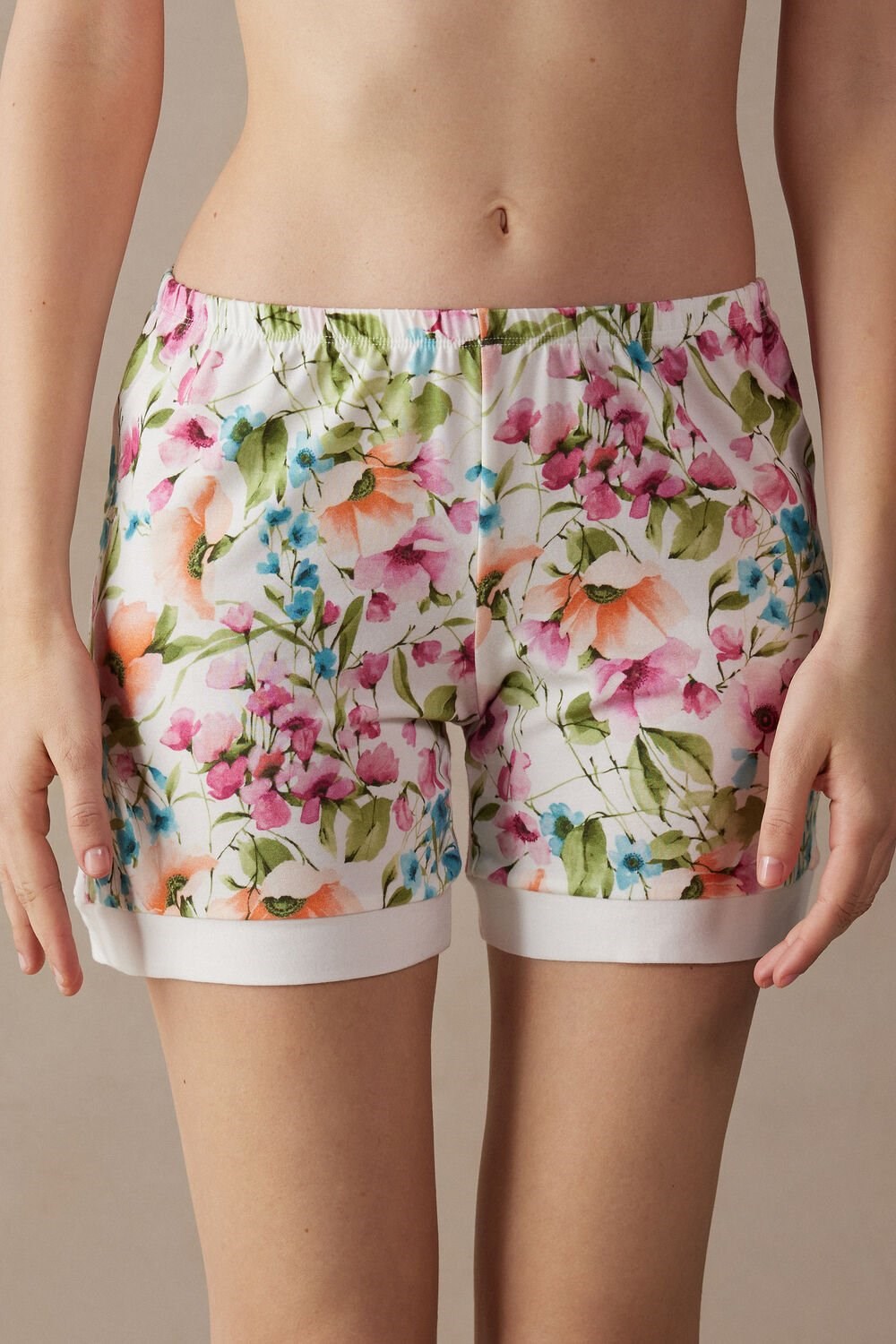 Intimissimi Botanical Lyrics Modal Shorts Wit | 45806RXIU