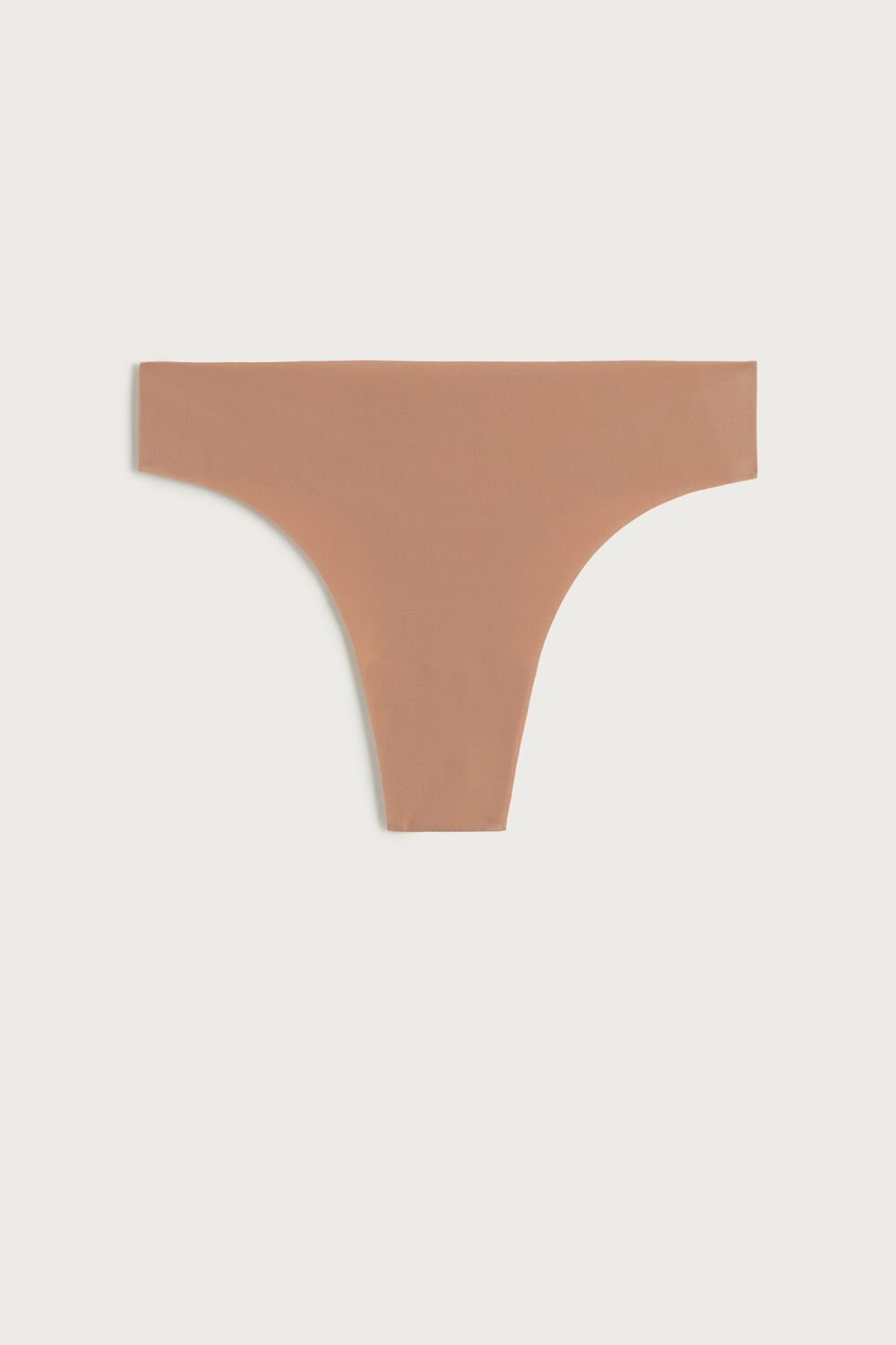 Intimissimi Brazilian Panties in Seamless Ultra Light Microfiber Beige | 56274KGEL