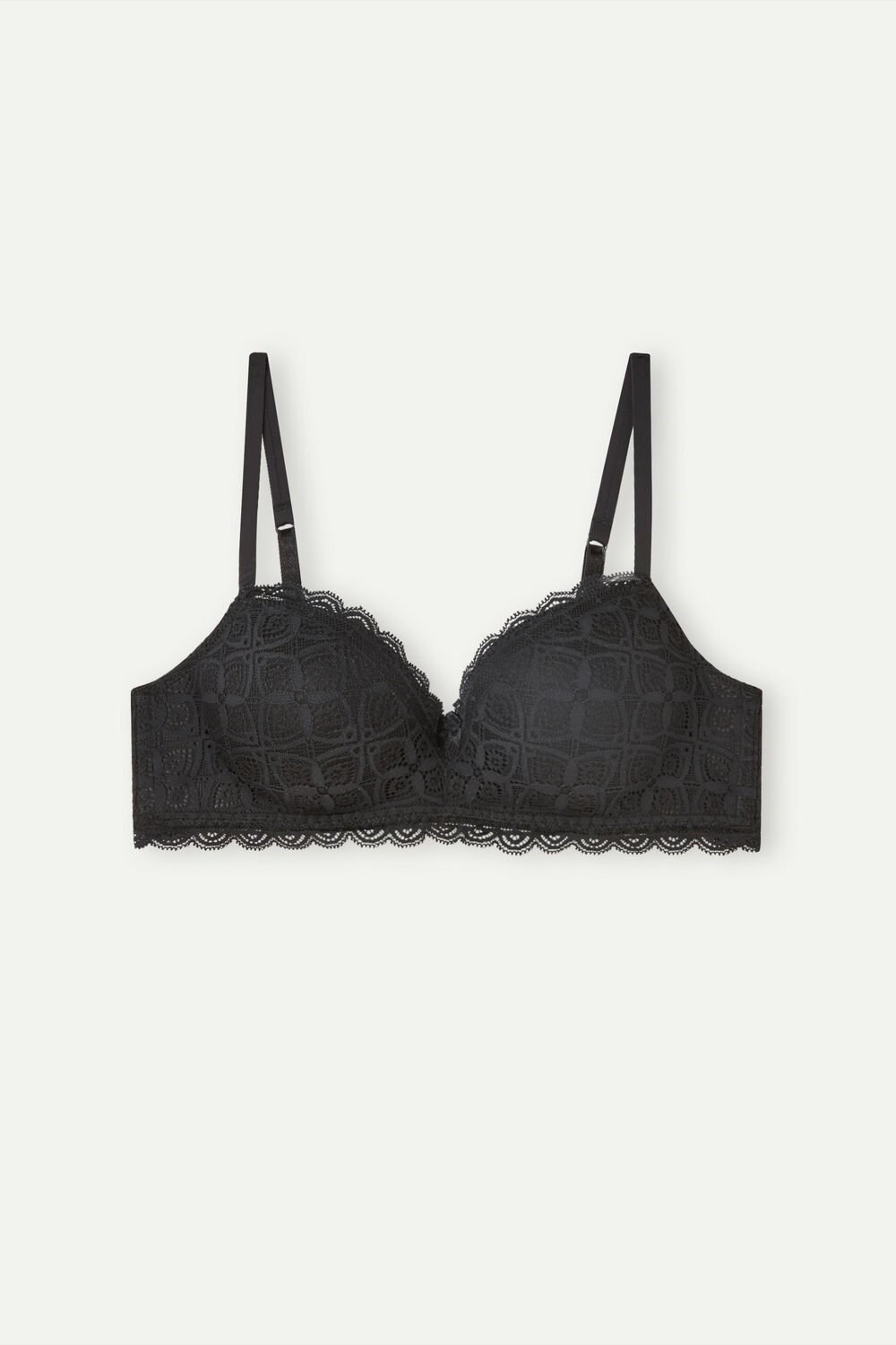 Intimissimi Claudia Balconette Bra in Kanten Zwart Zwart | 67198OEGK