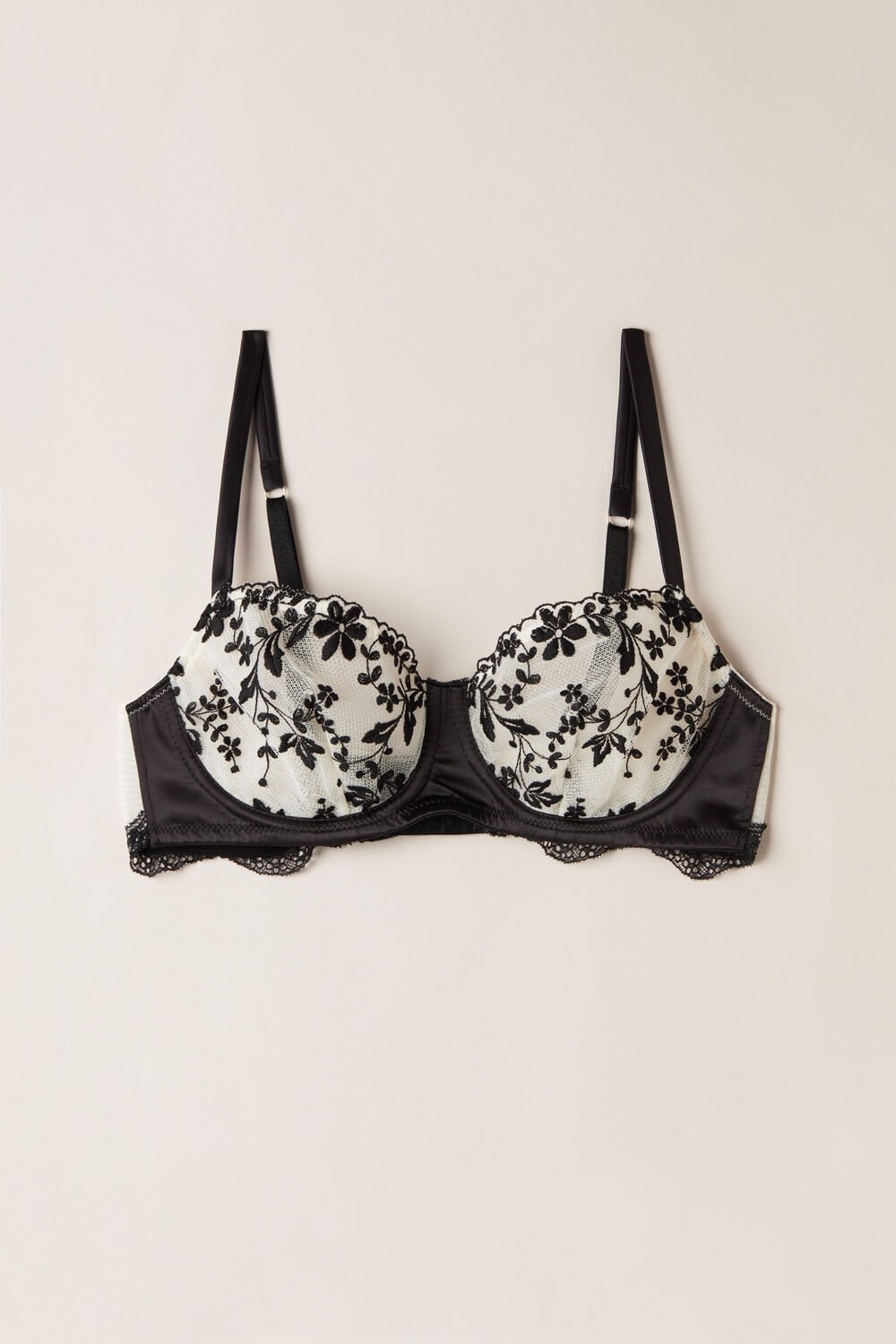 Intimissimi Delicate Love Daniela Balconette Bra Zwart | 91530DZKX