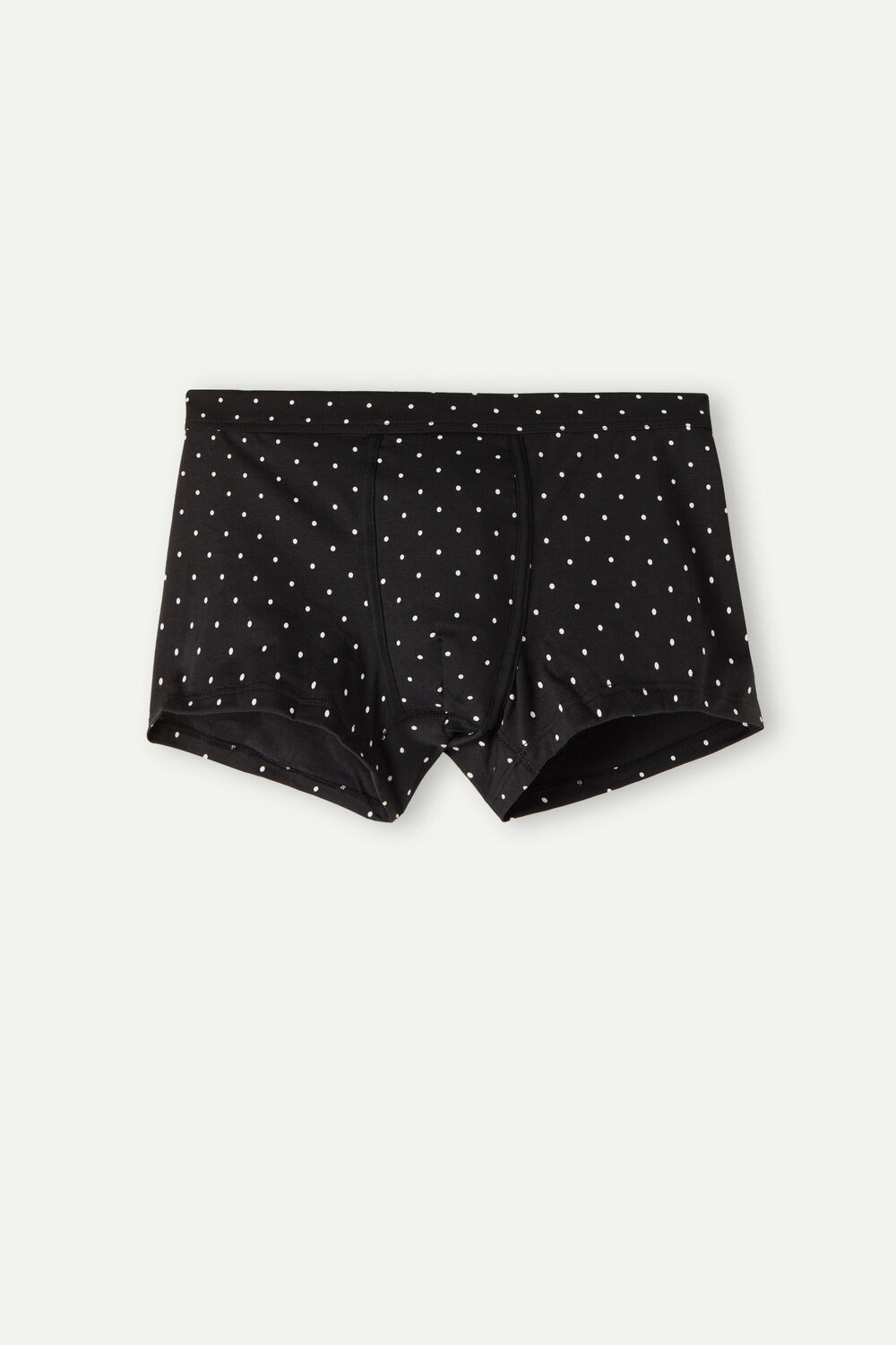 Intimissimi Dotted Boxers in Stretch Supima® Katoenen Zwart Zwart | 87459QCZM