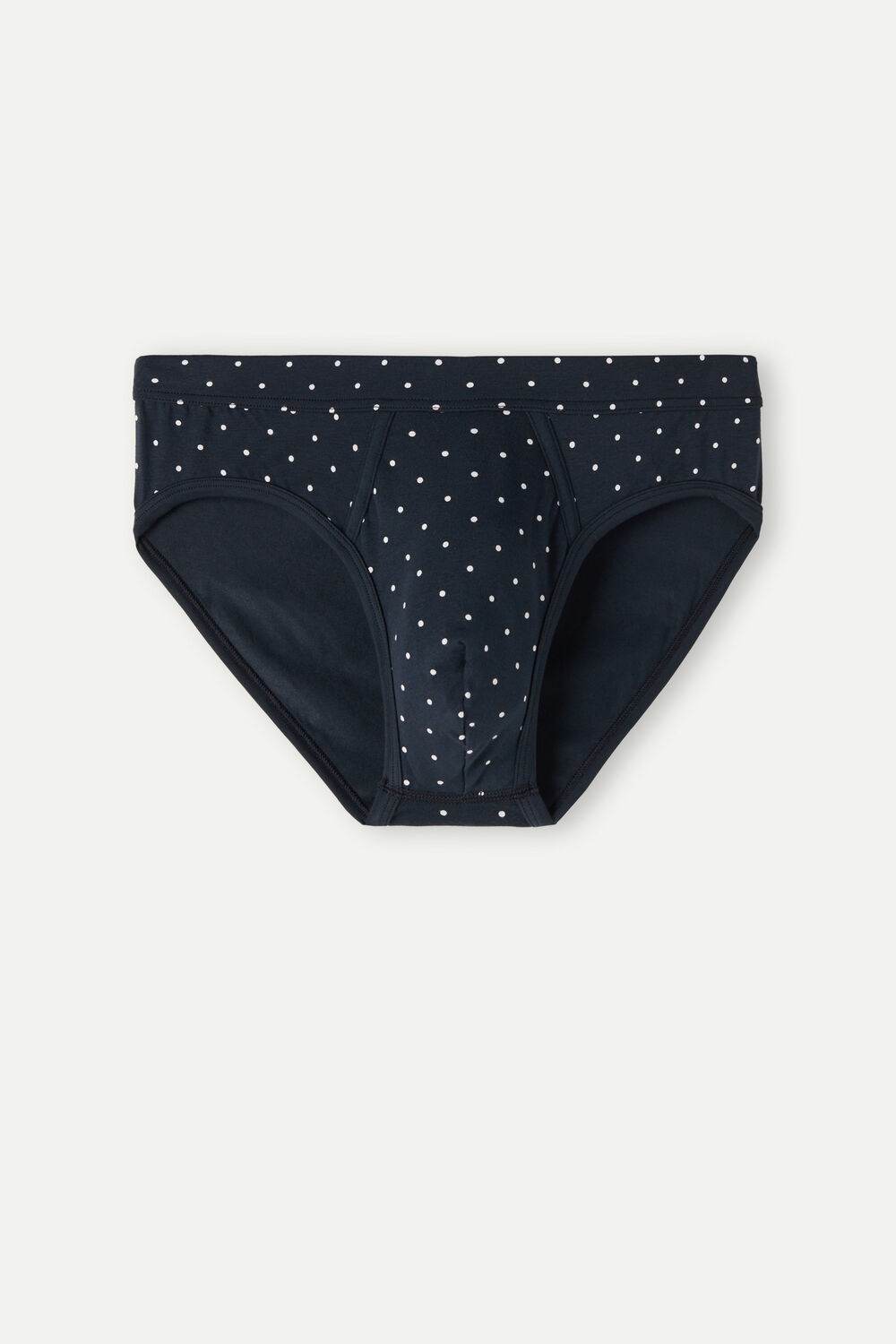 Intimissimi Dotted Briefs in Stretch Supima® Katoenen Blauw Blauw | 01427SDPB