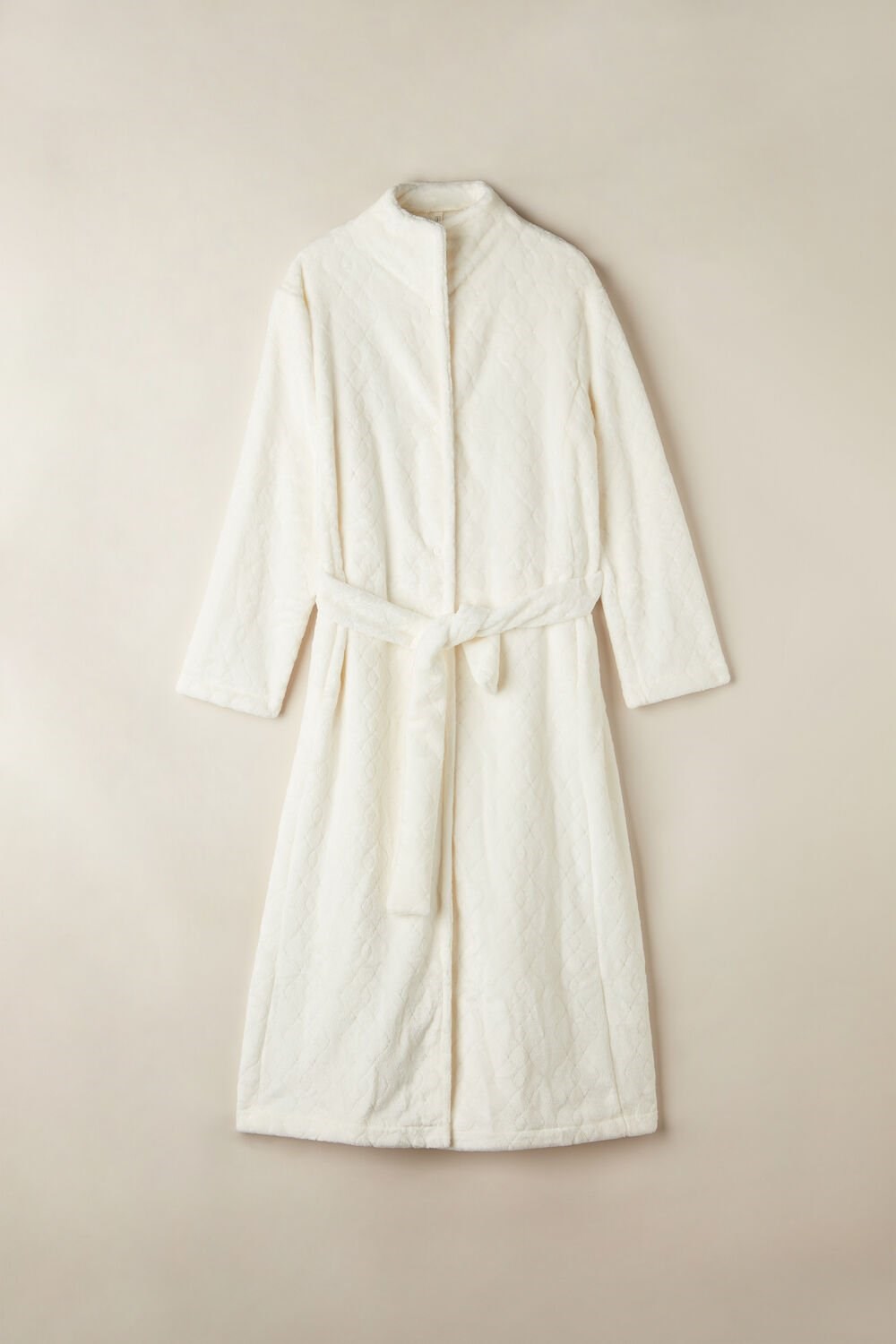 Intimissimi Elegant Night Long Robe Wit | 85910JUTR