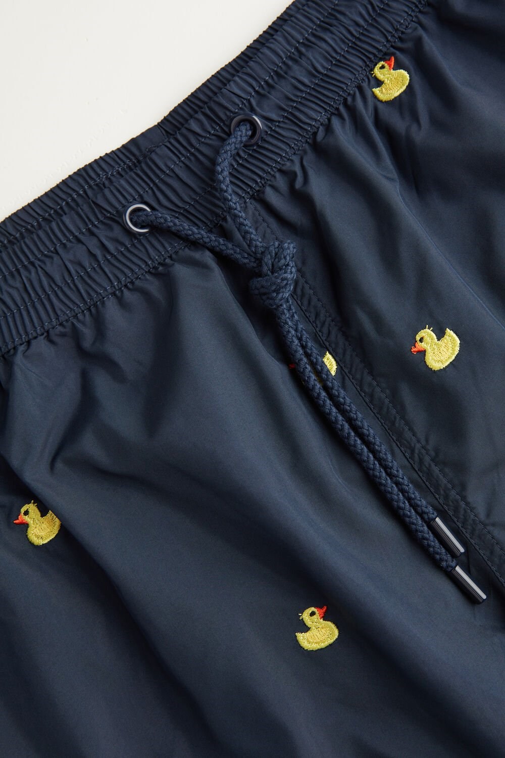 Intimissimi Embroidered Duck Swim Trunks Blauw Blauw | 70859JHZF