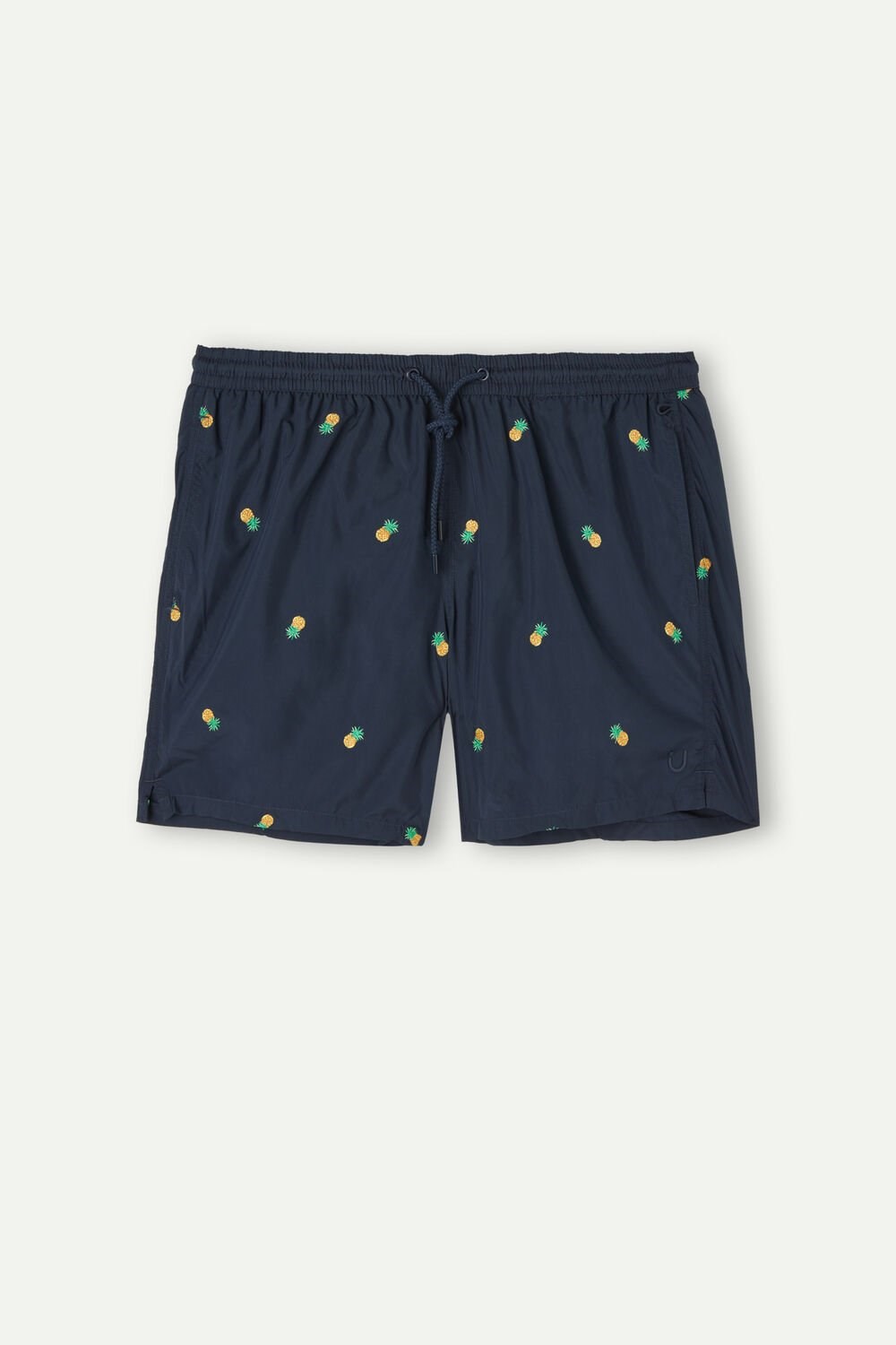 Intimissimi Embroidered Pineapple Swim Trunks Blauw Blauw | 10879MSNA