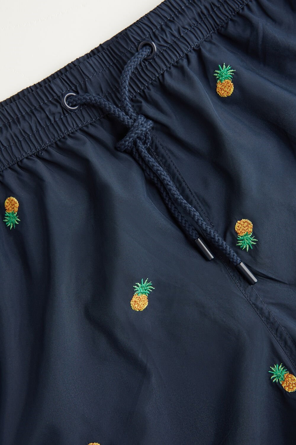 Intimissimi Embroidered Pineapple Swim Trunks Blauw Blauw | 10879MSNA