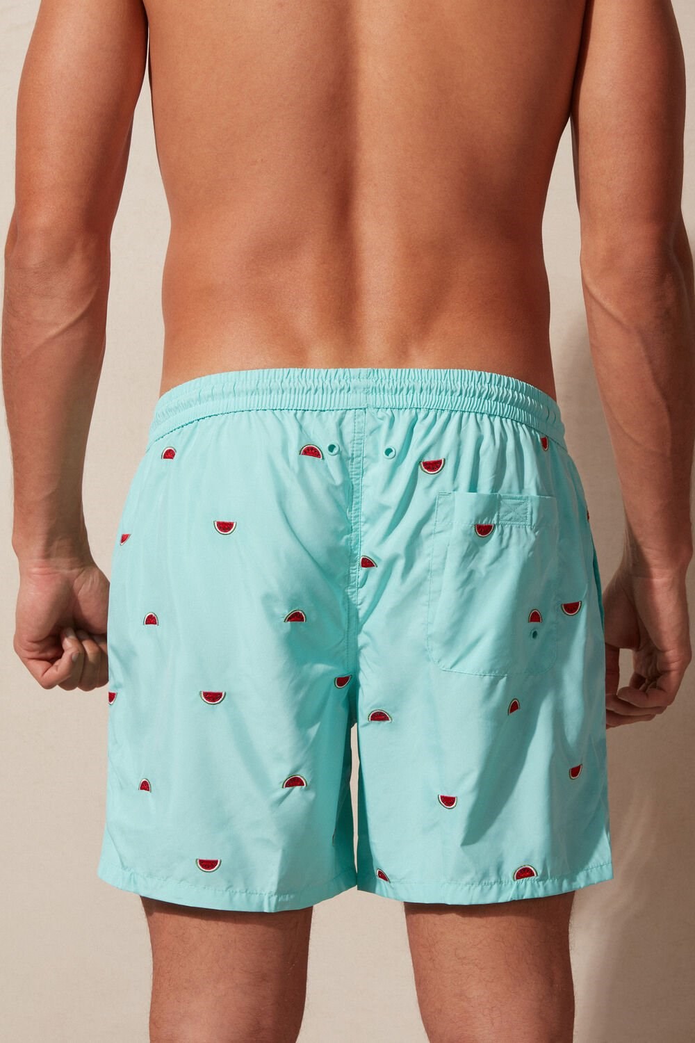 Intimissimi Embroidered Watermelon Swim Trunks Groen | 98653SREH