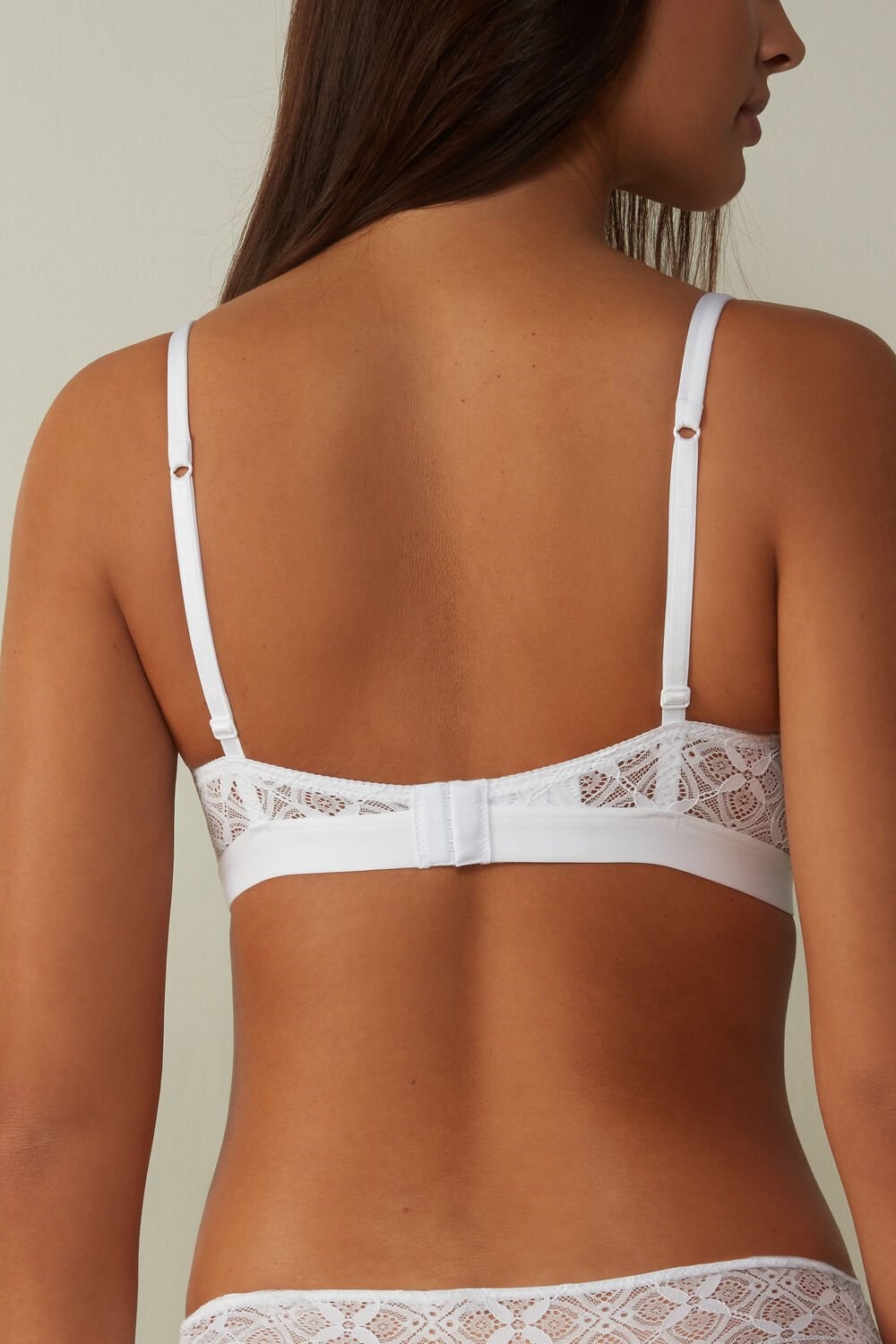 Intimissimi Emma Triangle Bra in Kanten Wit Wit | 47091LEWI