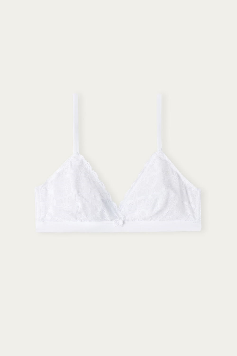 Intimissimi Emma Triangle Bra in Kanten Wit Wit | 47091LEWI