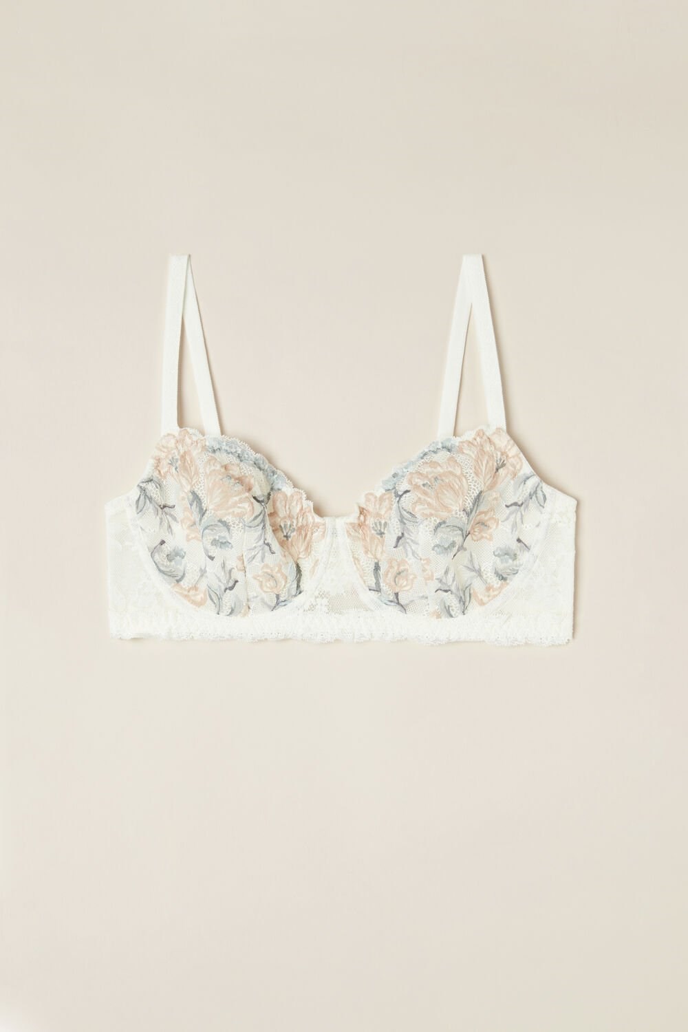 Intimissimi Ephemeral Beauty Daniela Balconette Bra Wit | 79630VALG