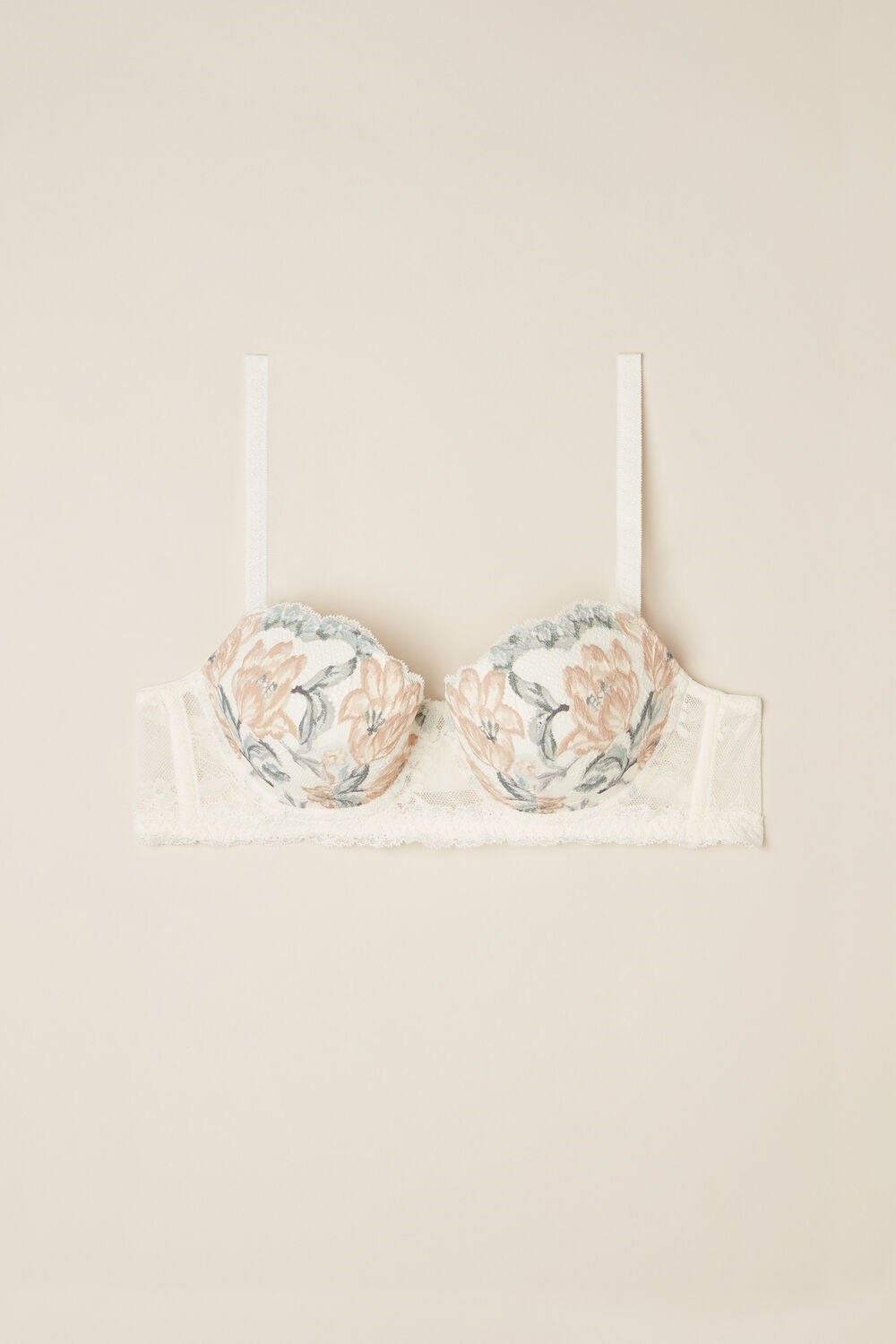 Intimissimi Ephemeral Beauty Sofia Balconette Bra Wit | 02957HRLI