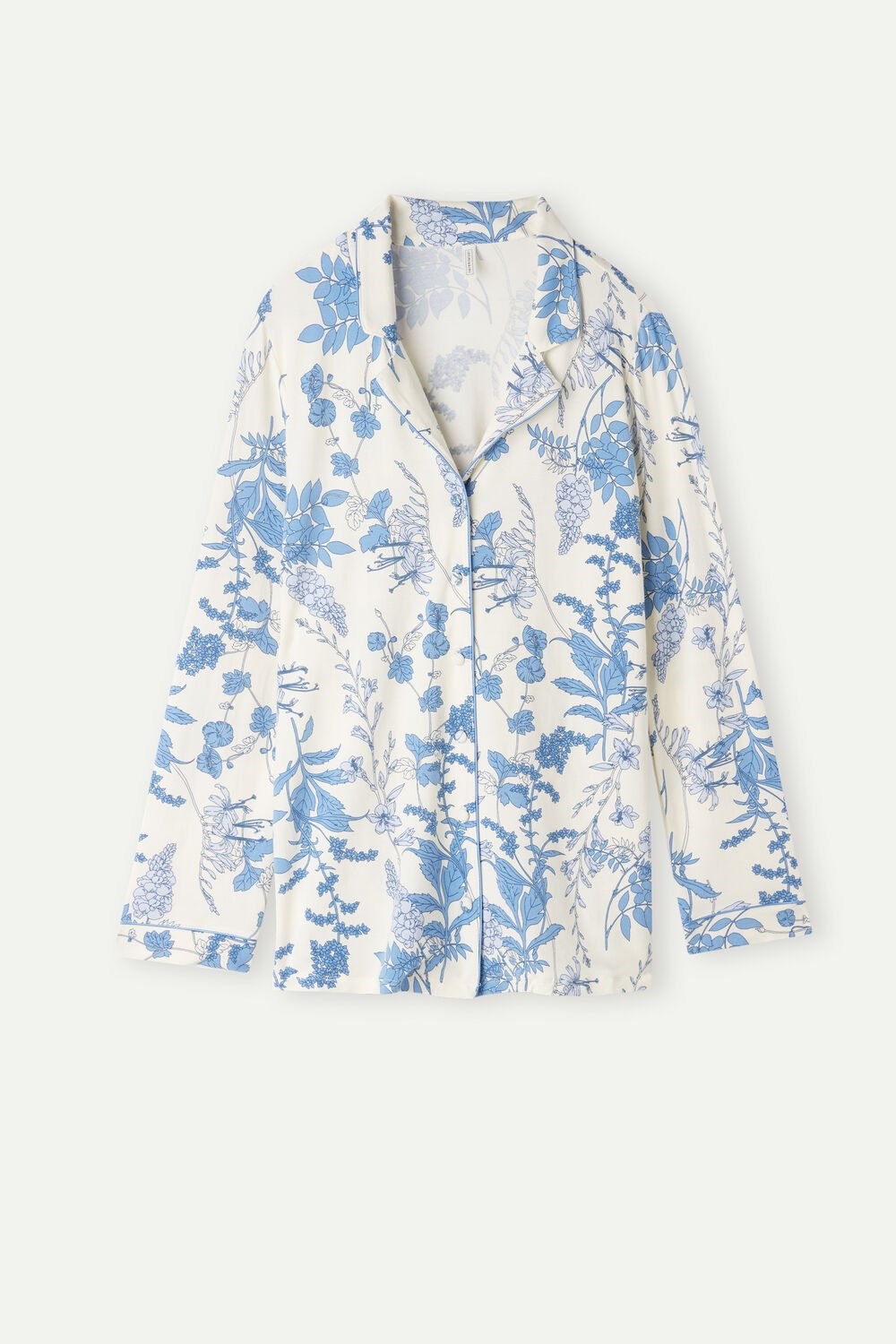 Intimissimi Feeling Beautiful Button Up Shirt in Modal Print - 222j - Feeling Beautiful Print | 07956PXOT