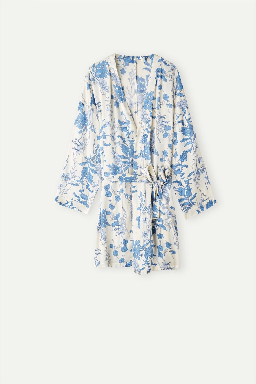 Intimissimi Feeling Beautiful Satin Kimono Print - 222j - Feeling Beautiful Print | 65270ICYP