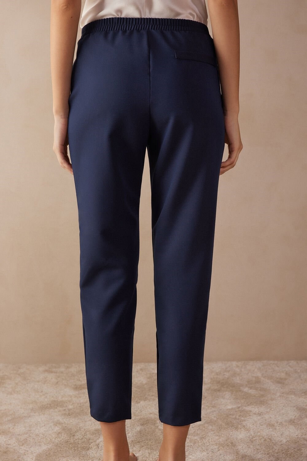 Intimissimi Full Length Pants with Pockets Blauw Blauw | 68302WBZK