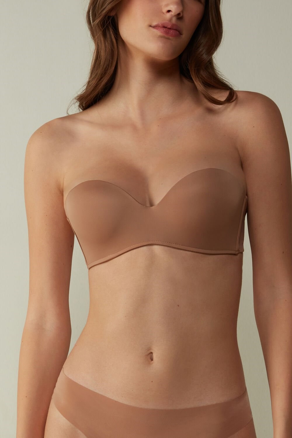 Intimissimi Gioia Bandeau Bra Beige | 29380VQIK