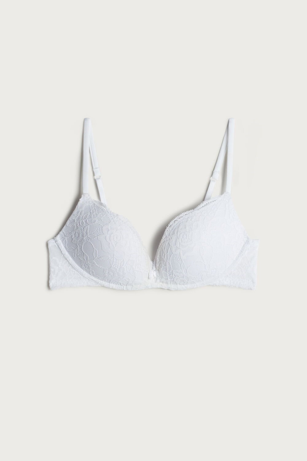 Intimissimi Gioia Kanten Super Push-Up Bra Wit Wit | 53420NOPY